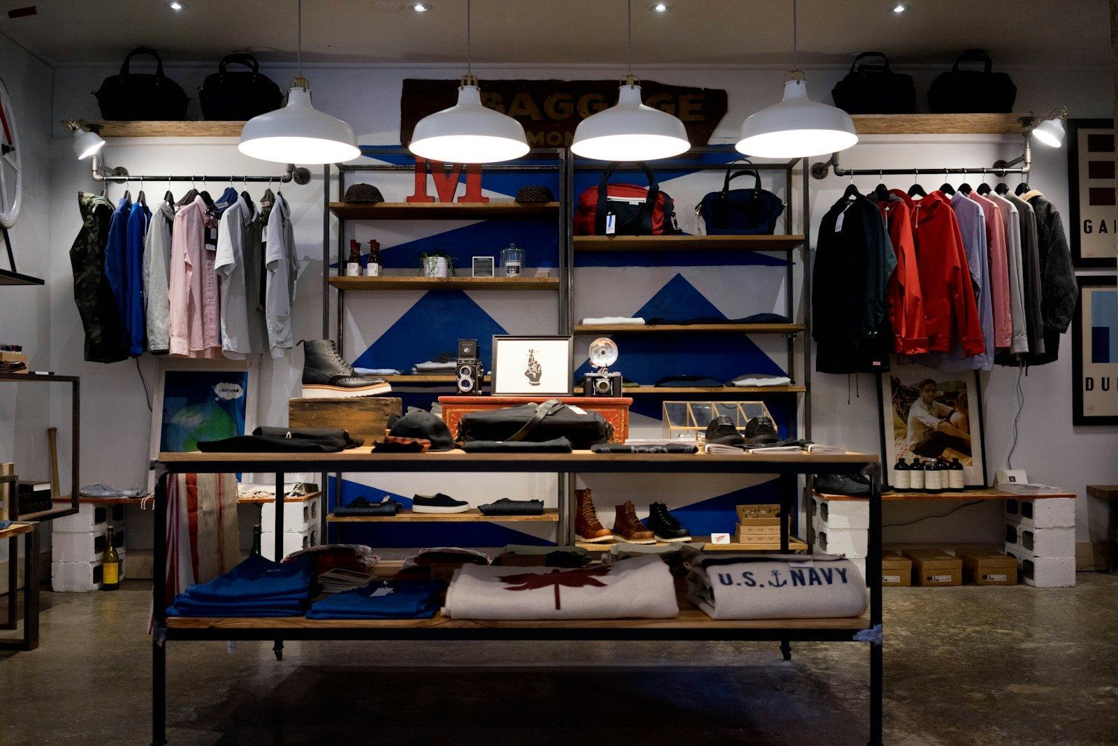 A local clothing store interior